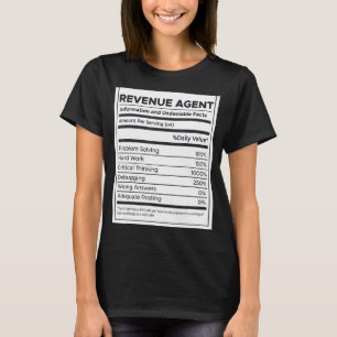 Revenue Agent Nutrition Information T-Shirt