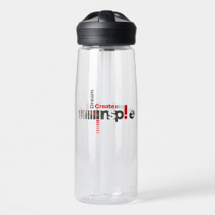 Rêver Créer Inspirer Bouteille d'eau