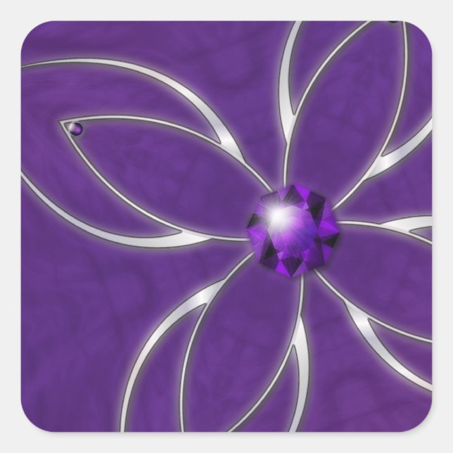 Rêver dans les autocollants Amethyst (Devant)