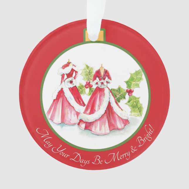 Rêver d'un ornement de Noël blanc (devant)