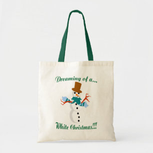 Rêver D'Un Sac fourre-tout De Noël Blanc