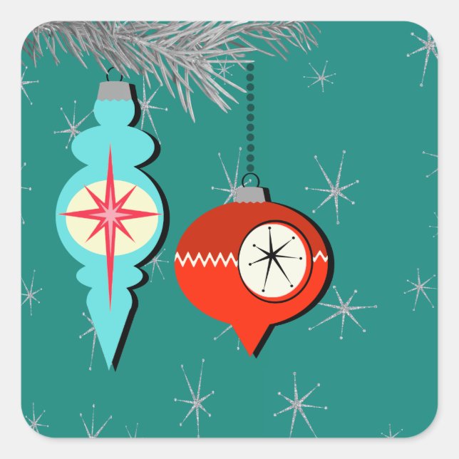 Rêver d'un Stickers de Noël rétro (Devant)