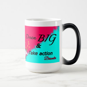 Rêver grande licorne couleur changer de tasse