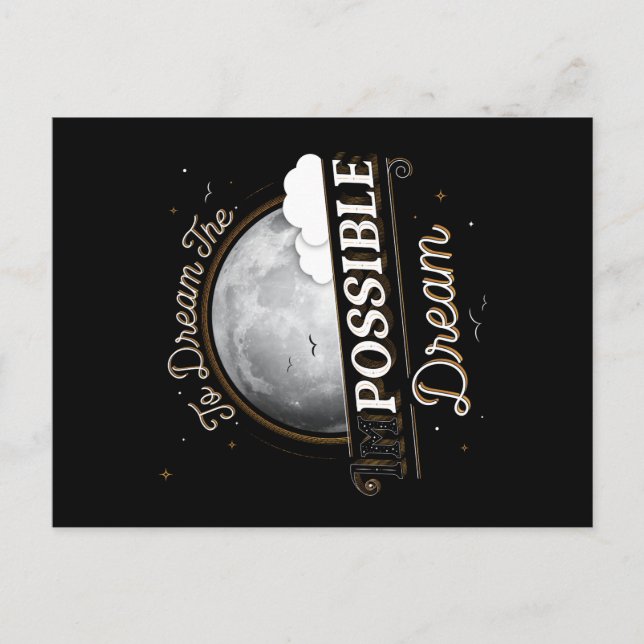 Rêver le rêve impossible / Carte postale (Devant)