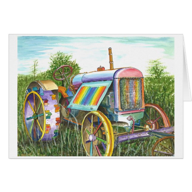 Rêver le vieux tracteur (Devant horizontal)