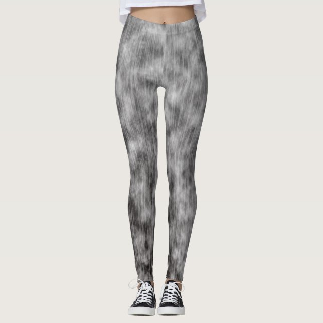 Reverberant Grey Leggings (Front)