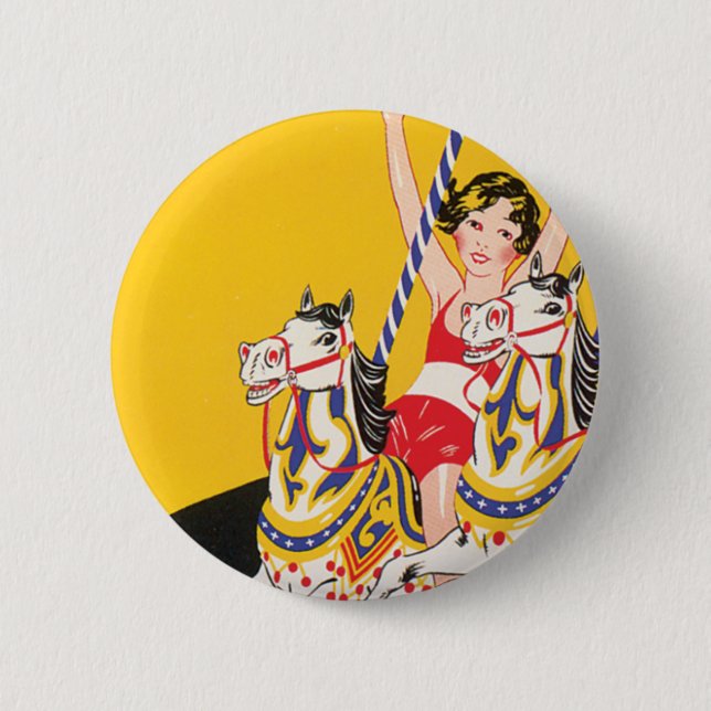 Revere Beach Sunday 2 Inch Round Button (Front)
