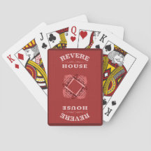 Revere House Playing Cards - Red Deck