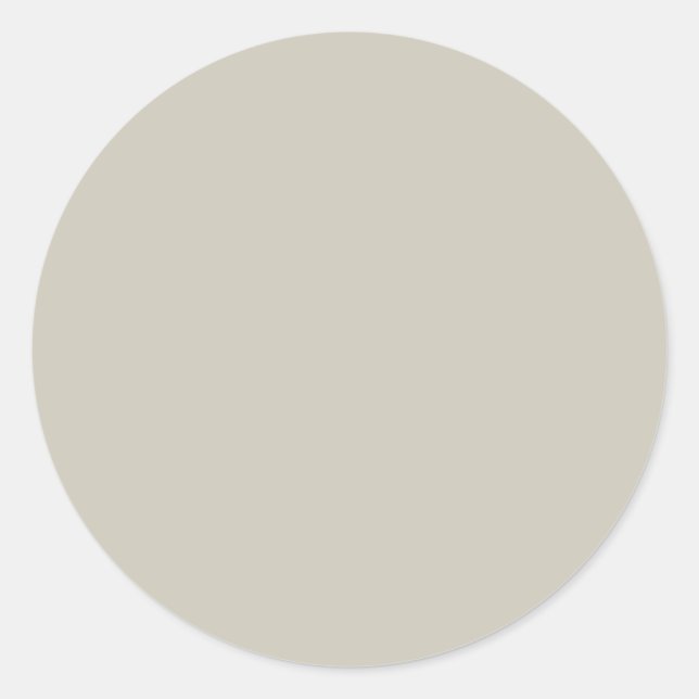 Revere Pewter Solid Colour Classic Round Sticker (Front)