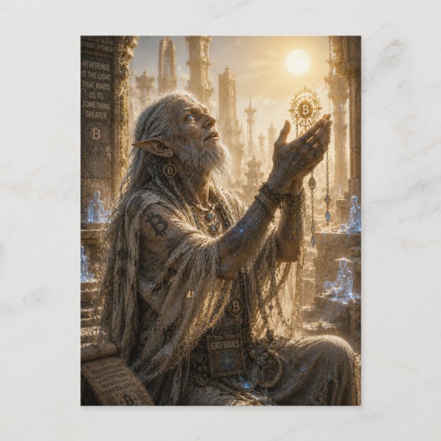 Reverence / Sun Guardian / Desert Shrine Postcard (Front)
