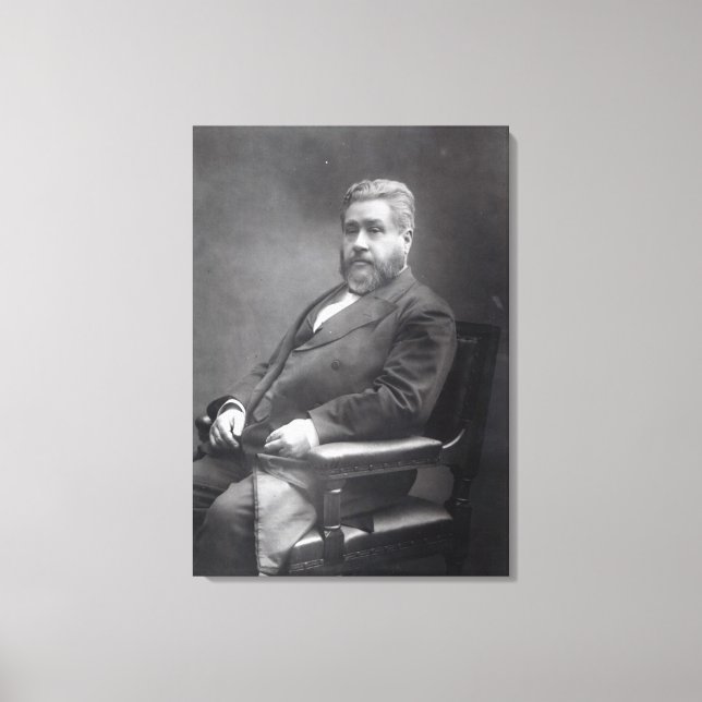 Reverend Charles Haddon Spurgeon Canvas Print (Front)