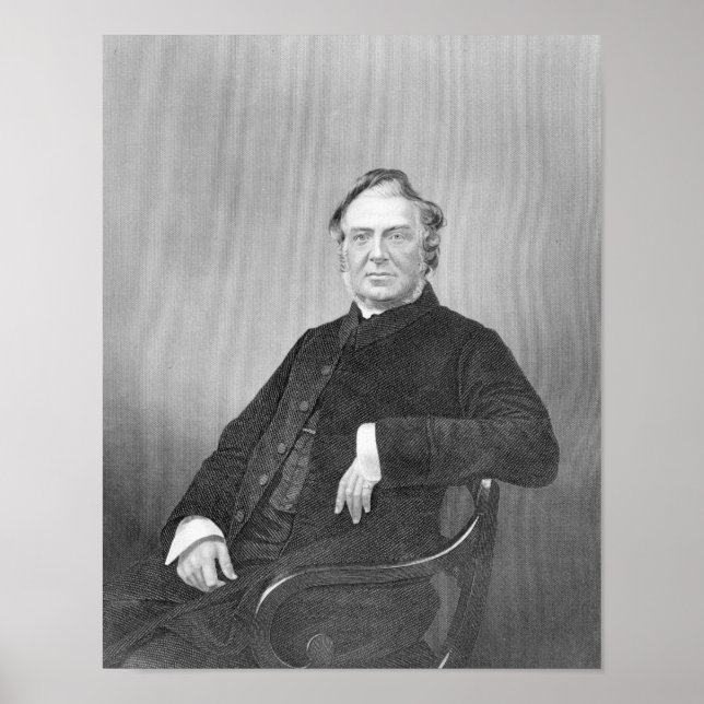 Reverend Hugh Stowell, engraved by D. J. Pound Poster (Front)