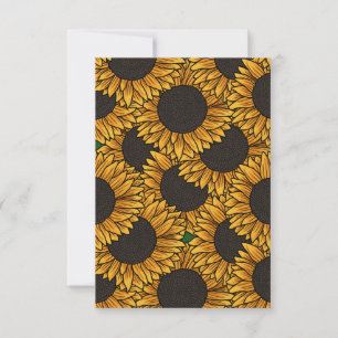 Reversable Sunflower Invitation