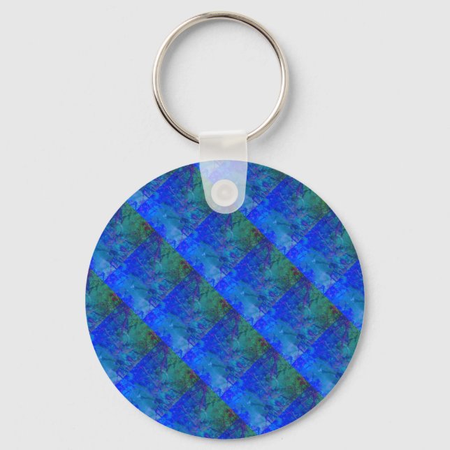 Reverse Abstract  Keychain (Front)