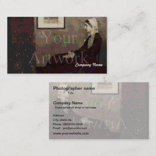 Reverse Art on Back Business Card