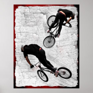 Reverse BMX, Copyright Karen J Williams Poster