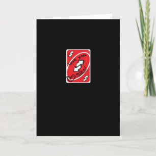 Reverse Card Love You More Funny Playful Style 