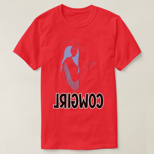 Reverse Cowgirl Classic TShirt (Design Front)