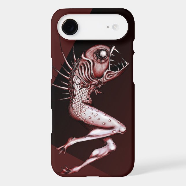 Reverse mermaid ugly funny phone case (Back)