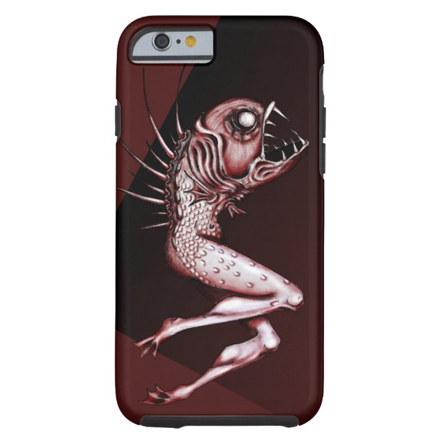 Reverse mermaid ugly funny phone case (Back)