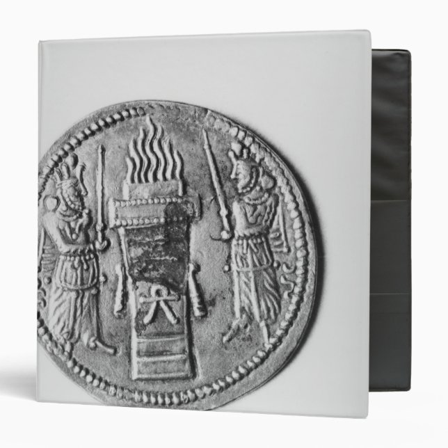 Reverse of a coin of Shapur II Binder (Front/Inside)