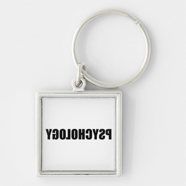 Reverse Psychology Keychain (Front)