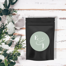 Reverse Sage Ampersand Wedding | Envelope Seal