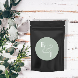 Reverse Sage Ampersand Wedding | Envelope Seal