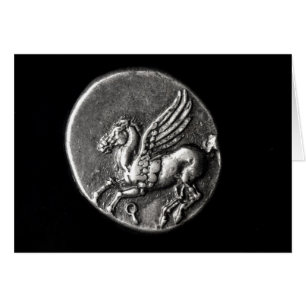 Reverse side of coin depicting Pegasus