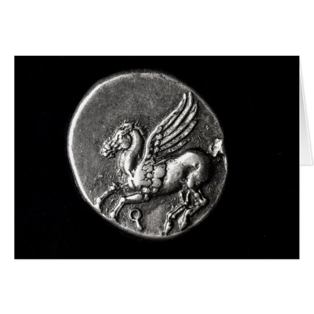 Reverse side of  coin depicting Pegasus (Front Horizontal)