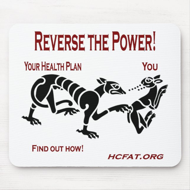 Reverse the Power Mouse Pad (Front)