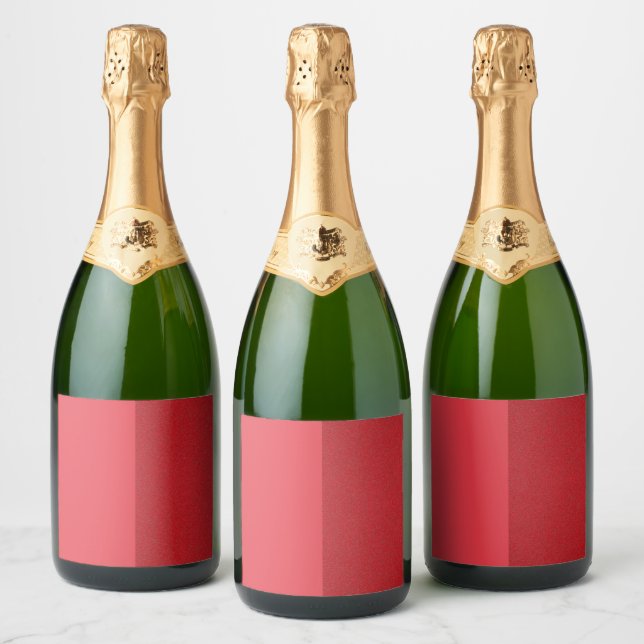 Reversed Dual-Texture Tomato Red Labels (Custom) (Bottles)