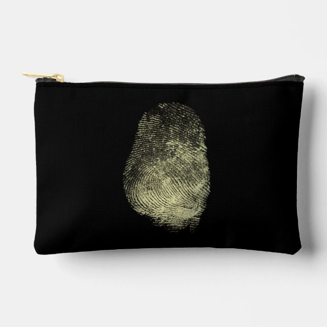 Reversed Loop Fingerprint Accessory Pouch (Front)