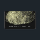 Reversed Loop Fingerprint Business Card<br><div class="desc">A fingerprint in its narrow sense is an impression left by the friction ridges of a human finger. The recovery of fingerprints from a crime scene is an important method of forensic science.</div>