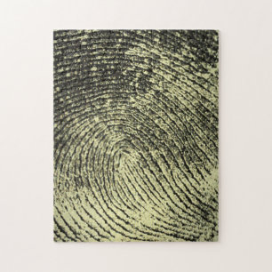 Reversed Loop Fingerprint Jigsaw Puzzle