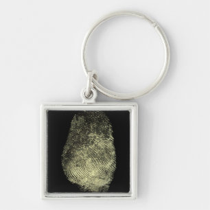 Reversed Loop Fingerprint Keychain