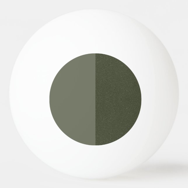 Reversed Split Moss Green Ping Pong Ball - Custom (Front)