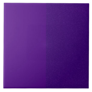 Reversed Split Purple Ceramic Art Tile – Customize