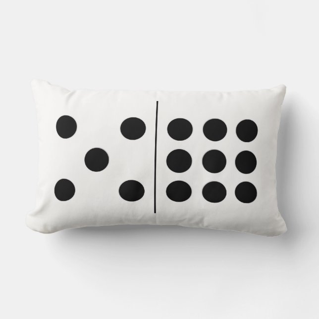 Reversible 5|9 Domino Pillow (Front)