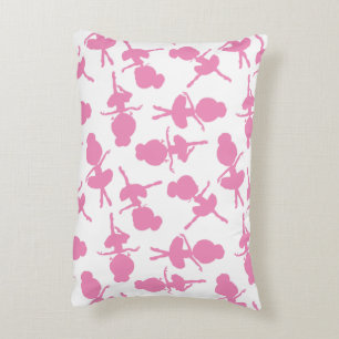 Reversible Ballerina Girls Accent Pillow