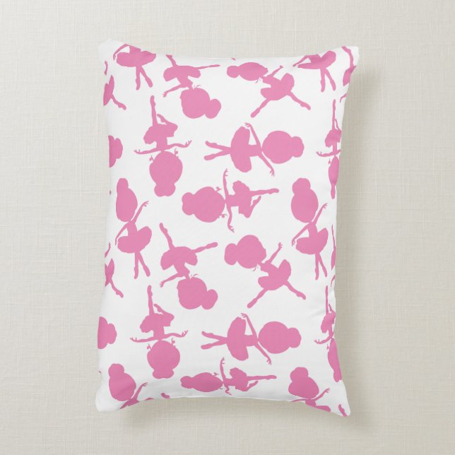 Reversible Ballerina Girls   Accent Pillow (Back(Vertical))