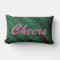 Reversible Cheers Tropical Palm Leaves on Black