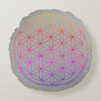 Reversible Cushion Flower of Life and Mandala