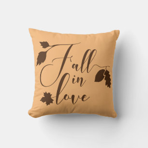 Reversible Fall In Love Leaf Throw Pillow