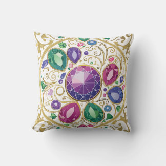 Reversible Gem Boho Pillow
