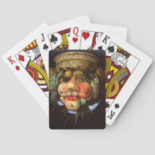 Reversible Head with Basket of Fruit Playing Cards