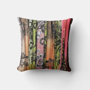 Reversible Multi-coloured scarves in Israel Pillow