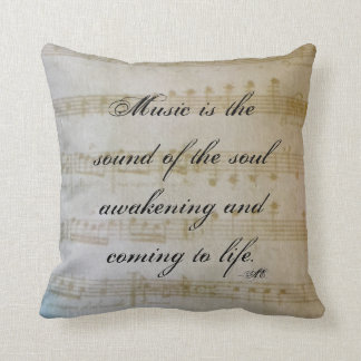 Reversible music pillow