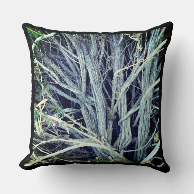 Reversible Nature's bounty Throw Pillow (Front)