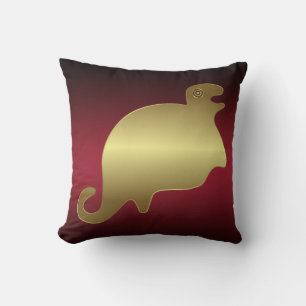 Reversible Nazca Peru Line Animals Throw Pillow